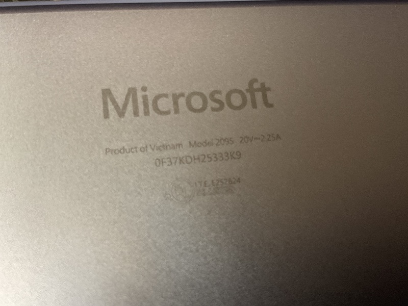 Photo 1 of LOCKED……………Microsoft Surface Laptop (2025), Windows 11 Copilot+ PC, 13" Touchscreen Display, Snapdragon X Plus (8 core), 16GB RAM, 512GB SSD Storage, Violet