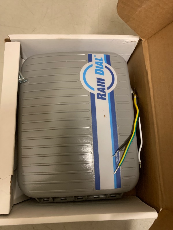 Photo 1 of Irritrol RD600-EXT-R Rain Dial 6 Station Outdoor Irrigation Controller
