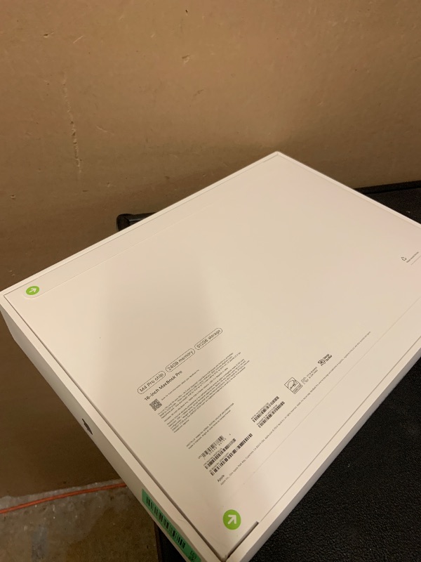 Photo 1 of Apple 2024 MacBook Pro Laptop with M4 Pro, 14?core CPU, 20?core GPU: Built for Apple Intelligence, 16.2-inch Liquid Retina XDR Display, 24GB Unified Memory, 512GB SSD Storage; Silver