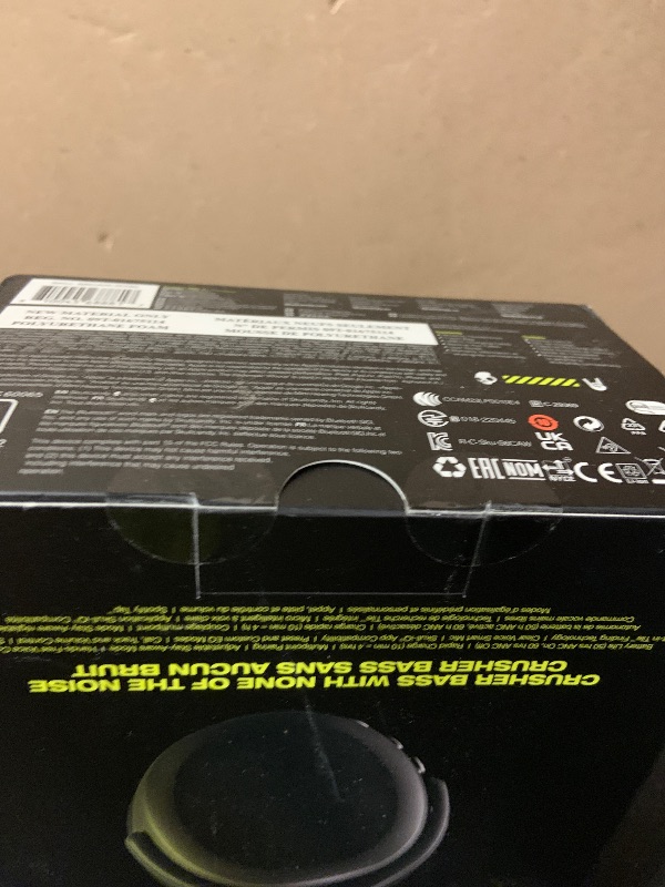 Photo 1 of Skullcandy Crusher ANC 2 Wireless Over-Ear Bluetooth Headphones with Multi-Sensory Bass, Active Noise Cancelling, Up to 60 Hours Battery, Microphone for iPhone Android - True Black