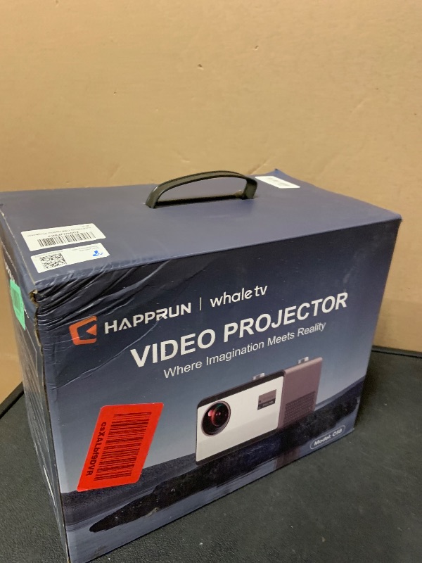Photo 1 of 2000 ANSI Lumens Built-in Streaming App Full HD Smart Projector, HAPPRUN Native 1080P Movie Projector with Auto Focus, WiFi and Bluetooth, 300'' Large screen, Suitable for Home, Outdoor and Indoor