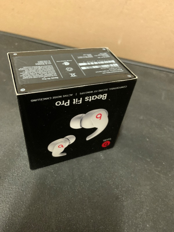 Photo 1 of Beats Fit Pro (1st Gen) - True Wireless Noise Cancelling Earbuds - Active Noise Cancelling - Sweat Resistant Earphones, Compatible with Apple & Android, Class 1 Bluetooth® - Beats White