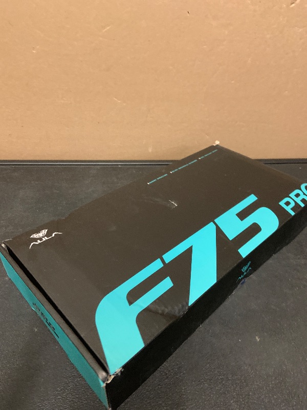 Photo 1 of AULA F75 Pro Wireless Mechanical Keyboard,75% Hot Swappable Custom Keyboard with Knob,RGB Backlit,Pre-lubed Reaper Switches,Side Printed PBT Keycaps,2.4GHz/USB-C/BT5.0 Mechanical Gaming Keyboards