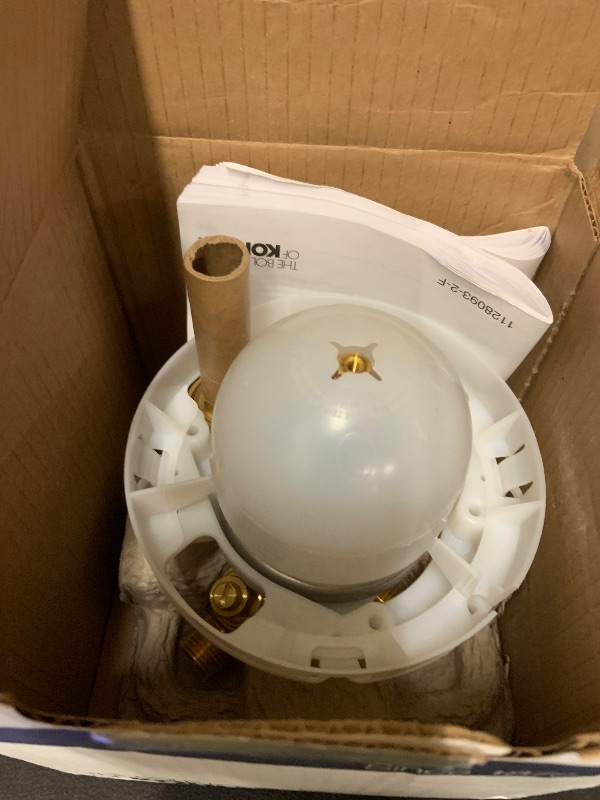 Photo 1 of KOHLER 11748-KS-NA Rite-Temp 1/2" Pressure-Balancing Valve with Push-Button Diverter and Screwdriver Stops, For Showerheads and Handshowers