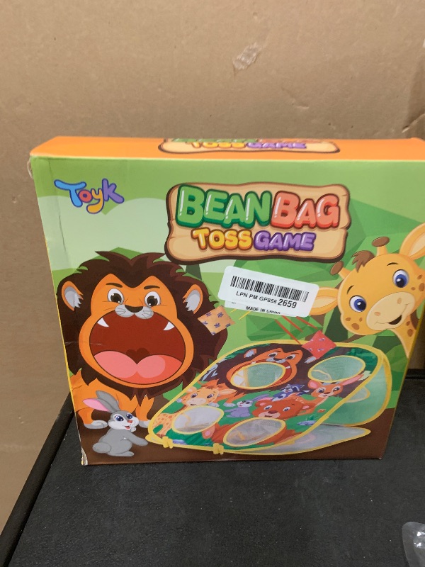 View 2 of Animal Bean Bag Toss Game Toy Outdoor Toss Game, Family Party Party Supplies for Kids, Gift for Boys Birthday or Christmas for Toddlers Ages 3 4 5 6 Year Old