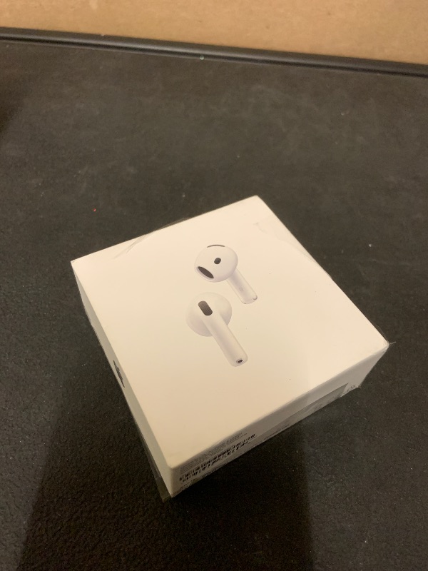 Photo 1 of Apple AirPods 4 Wireless Earbuds, Bluetooth Headphones, with Active Noise Cancellation, Adaptive, Transparency Mode, Personalized Spatial Audio, USB-C Charging Case, Wireless Charging, H2 Chip