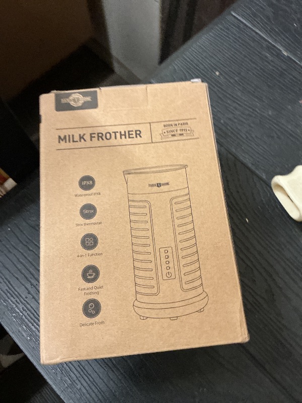 Photo 1 of Waterproof Milk Frother, Fully Dishwasher Safe, 4 Modes for Hot/Cold Foam, Latte, Cappuccino, One-Touch Operation, Ergonomic Grip, Compact Coffee Maker