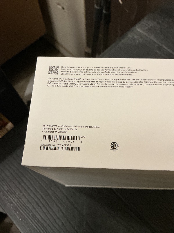 Photo 1 of Apple AirPods Max 2 Wireless Over-Ear Headphones, Active Noise Cancellation, Adaptive Audio, Personalized Spatial Audio, Live Translation, Bluetooth Headphones for iPhone – Midnight