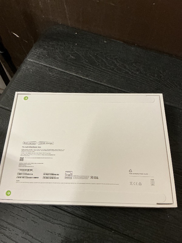 Photo 1 of Apple 2026 MacBook Neo 13-inch Laptop with A18 Pro chip: Built for AI and Apple Intelligence, Liquid Retina Display, 8GB Unified Memory, 256GB SSD Storage, 1080p FaceTime HD Camera; Indigo