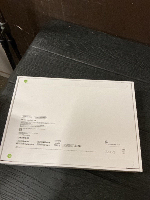 Photo 1 of Apple 2026 MacBook Neo 13-inch Laptop with A18 Pro chip: Built for AI and Apple Intelligence, Liquid Retina Display, 8GB Unified Memory, 256GB SSD Storage, 1080p FaceTime HD Camera; Indigo
