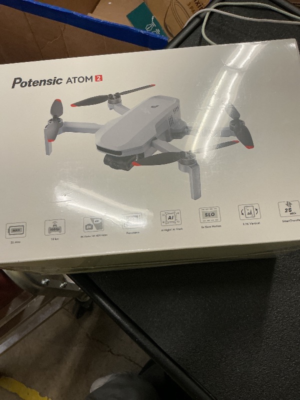 Photo 1 of Potensic ATOM 2 Drone with Camera for Adults 4K Video, 8K Photo, Under 249g, 3-Axis Gimbal, 10KM Transmission, AI Track, Vertical Shooting, AI Night Shot, QuickShots, Fly More Combo (96-Min Flight) FACTORY SEALED