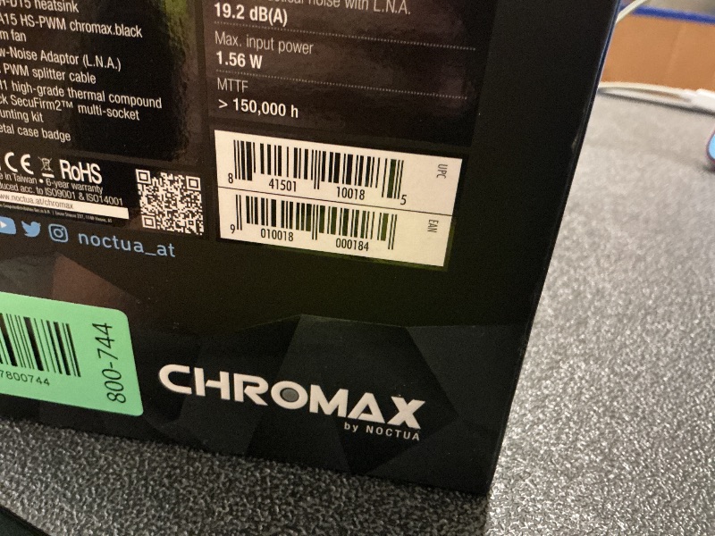 Photo 1 of Noctua Processor Cooler 15 Cm, W128290800 FACTORY SEALED