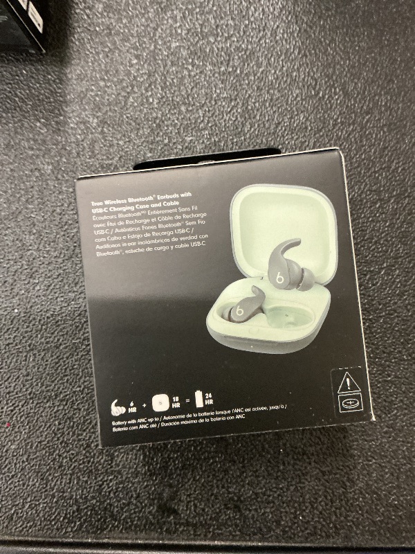 Photo 1 of Beats Fit Pro (1st Gen) - True Wireless Noise Cancelling Earbuds - Active Noise Cancelling - Sweat Resistant Earphones, Compatible with Apple & Android, Class 1 Bluetooth® - Sage Gray