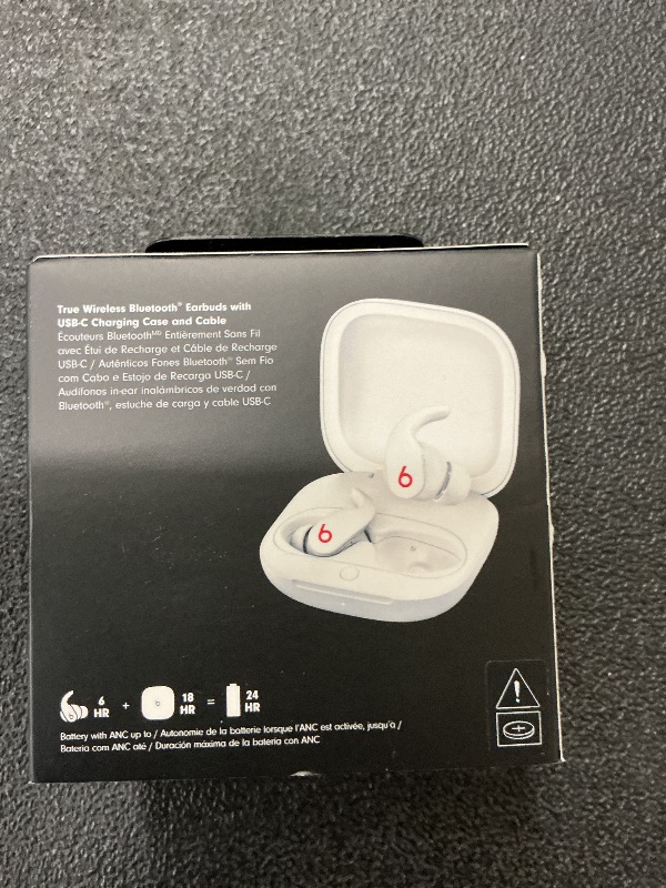 Photo 1 of Beats Fit Pro (1st Gen) - True Wireless Noise Cancelling Earbuds - Active Noise Cancelling - Sweat Resistant Earphones, Compatible with Apple & Android, Class 1 Bluetooth® - Beats White FACTORY SEALED