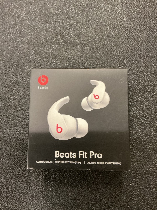 Photo 1 of Beats Fit Pro (1st Gen) - True Wireless Noise Cancelling Earbuds - Active Noise Cancelling - Sweat Resistant Earphones, Compatible with Apple & Android, Class 1 Bluetooth® - Beats White FACTORY SEALED