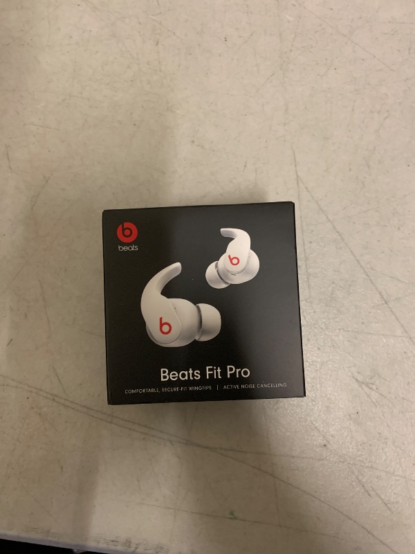 Photo 1 of Beats Fit Pro True Wireless Bluetooth Noise Cancelling in-Ear Headphones - White