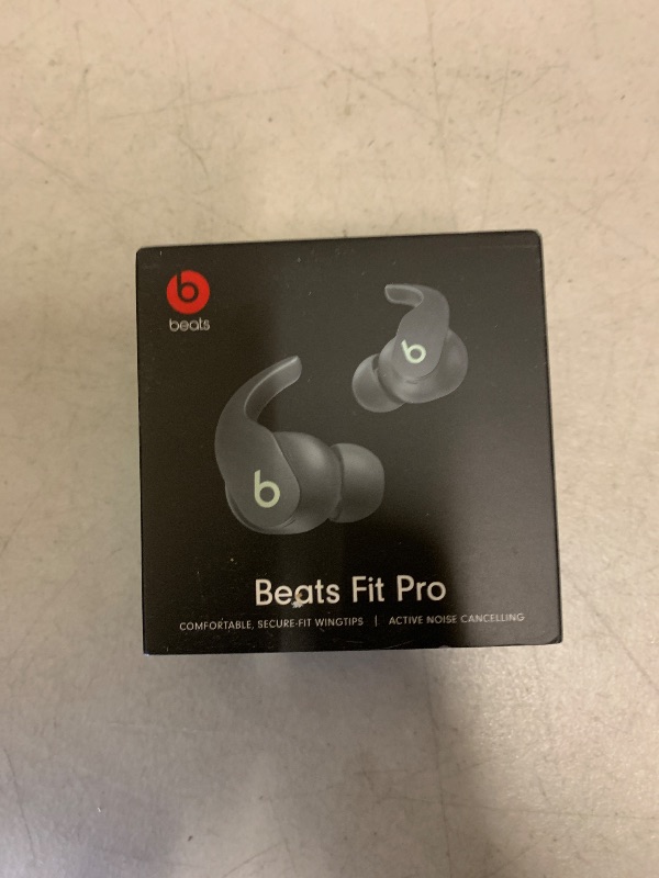 Photo 1 of Beats Fit Pro (1st Gen) - True Wireless Noise Cancelling Earbuds - Active Noise Cancelling - Sweat Resistant Earphones, Compatible with Apple & Android, Class 1 Bluetooth® - Sage Gray