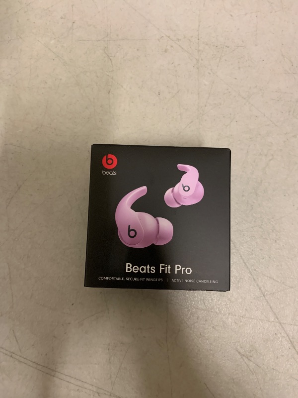 Photo 1 of Beats Fit Pro (1st Gen) - True Wireless Noise Cancelling Earbuds - Active Noise Cancelling - Sweat Resistant Earphones, Compatible with Apple & Android, Class 1 Bluetooth® - Stone Purple