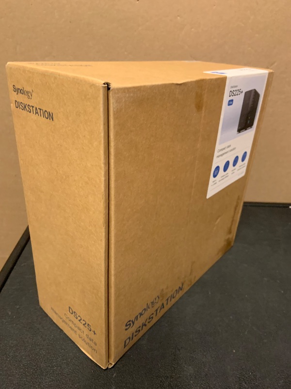 Photo 1 of Synology DS225+ Private Cloud Media Server - Stream, Back Up Photos & Share Files, Intel CPU for Hardware Transcoding (2-Bay Diskless NAS)