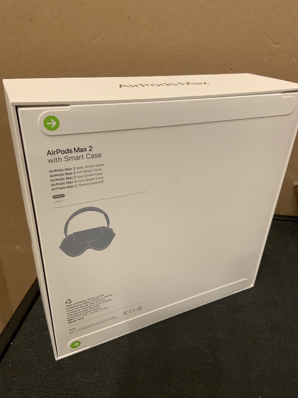 Photo 1 of Apple AirPods Max 2 Wireless Over-Ear Headphones, Active Noise Cancellation, Adaptive Audio, Personalized Spatial Audio, Live Translation, Bluetooth Headphones for iPhone – Starlight