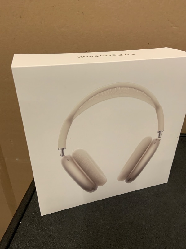 Photo 1 of Apple AirPods Max 2 Wireless Over-Ear Headphones, Active Noise Cancellation, Adaptive Audio, Personalized Spatial Audio, Live Translation, Bluetooth Headphones for iPhone – Starlight
