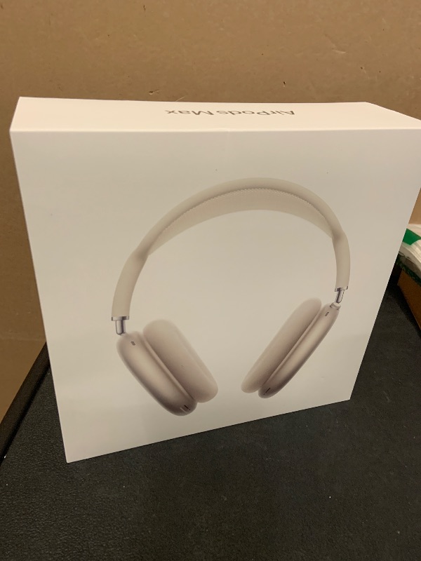 Photo 1 of Apple AirPods Max 2 Wireless Over-Ear Headphones, Active Noise Cancellation, Adaptive Audio, Personalized Spatial Audio, Live Translation, Bluetooth Headphones for iPhone – Starlight