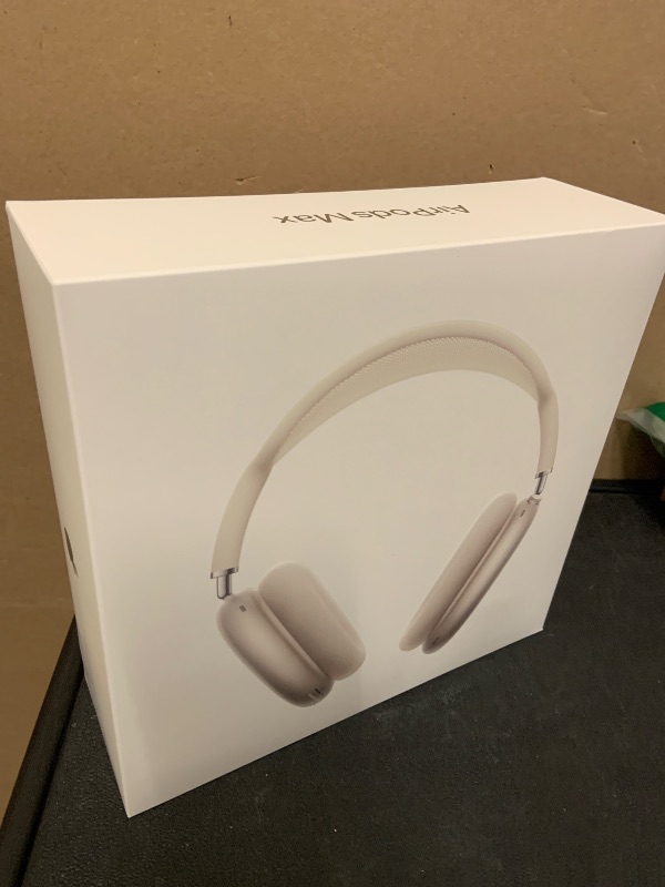Photo 1 of Apple AirPods Max 2 Wireless Over-Ear Headphones, Active Noise Cancellation, Adaptive Audio, Personalized Spatial Audio, Live Translation, Bluetooth Headphones for iPhone – Starlight