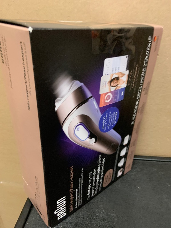 Photo 1 of Braun Skin i-Expert Smart IPL PL7219 at Home Laser Hair Removal for Women and Men with App, Premium Pouch, Venus Razor, 2 Smart Heads, Facial Trimmer