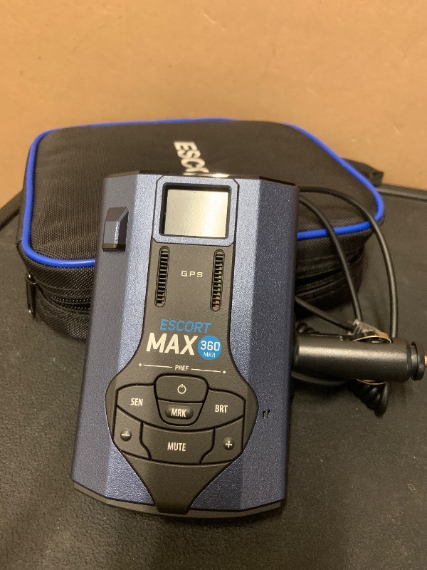 Photo 1 of Escort MAX 360 MKII Radar and Laser Detector Bluetooth Enabled, 360° Directional Arrows, Exceptional Range, Shared Alerts, Apple CarPlay and Android Auto Compatible, Black