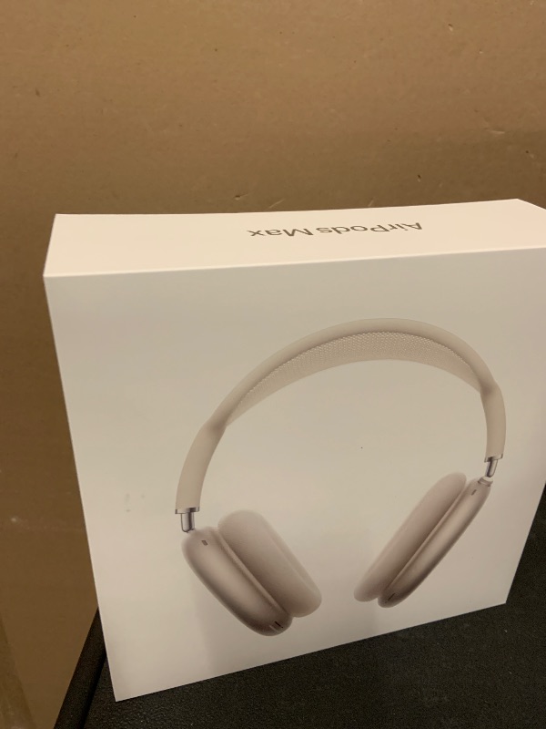 Photo 1 of Apple AirPods Max 2 Wireless Over-Ear Headphones, Active Noise Cancellation, Adaptive Audio, Personalized Spatial Audio, Live Translation, Bluetooth Headphones for iPhone – Starlight