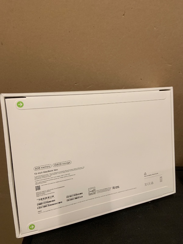 Photo 1 of Apple 2026 MacBook Neo 13-inch Laptop with A18 Pro chip: Built for AI and Apple Intelligence, Liquid Retina Display, 8GB Unified Memory, 256GB SSD Storage, 1080p FaceTime HD Camera; Blush