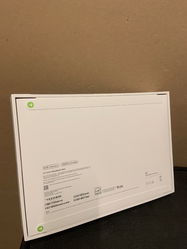 Photo 1 of Apple 2026 MacBook Neo 13-inch Laptop with A18 Pro chip: Built for AI and Apple Intelligence, Liquid Retina Display, 8GB Unified Memory, 256GB SSD Storage, 1080p FaceTime HD Camera; Indigo