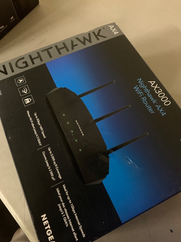 Photo 1 of AX3000 nighthawk AX4 Wi-Fi router