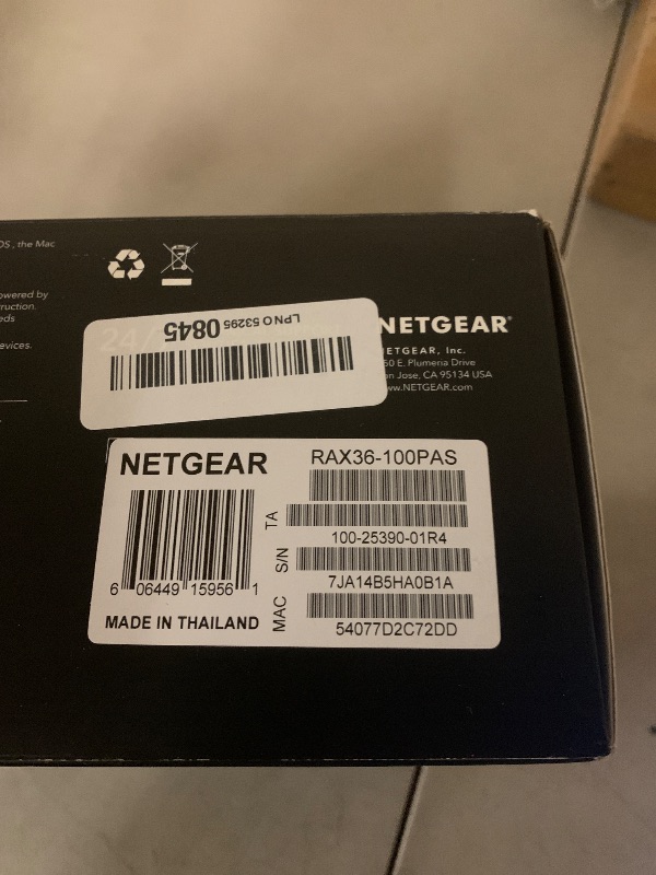Photo 1 of AX3000 nighthawk AX4 Wi-Fi router