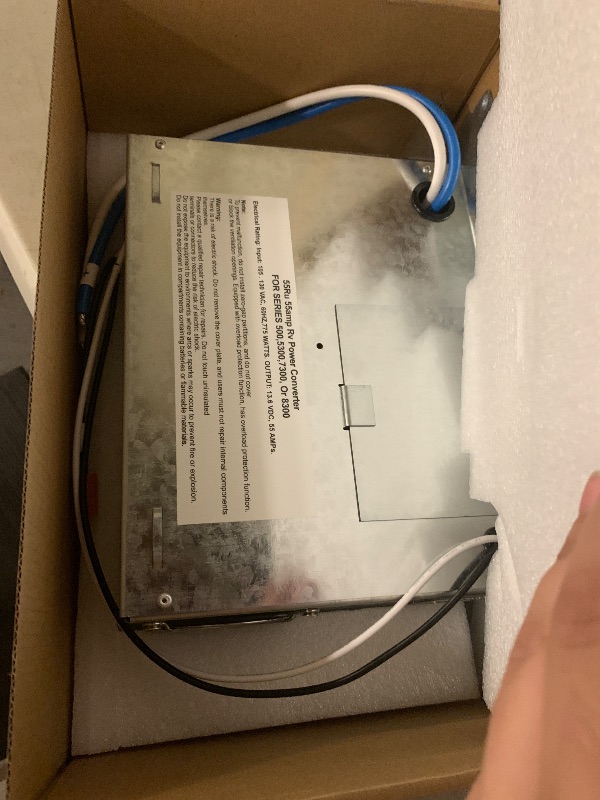 Photo 1 of 55 Amp RV Power Converter Charger Replacement 3 Stage Power Converter for Series 55RU 500 8300 7300 7355 5300 8345 6345 Suitable for Camper RV Trailer Built in Battery Charger