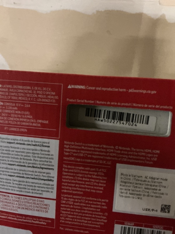 Photo 1 of Nintendo Switch 2 System