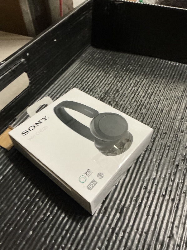 Photo 1 of Sony WH-CH520 Wireless Headphones Bluetooth On-Ear Headset with Microphone and up to 50 Hours Battery Life with Quick Charging, Black