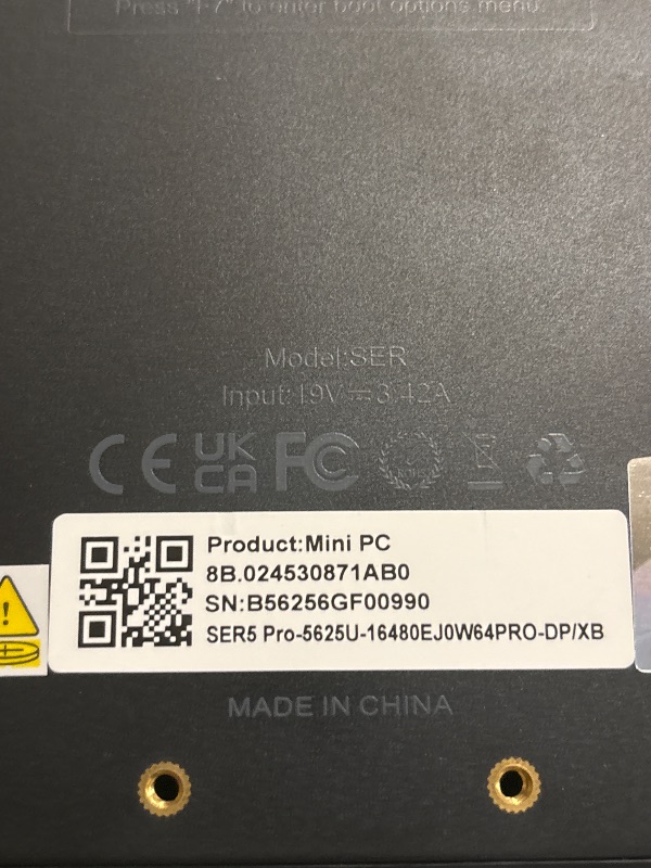 View 4 of Beelink SER5 Mini PC, AMD Ryzen 5 5500U(Up to 4.0GHz) 6C/12T, Mini Desktop Computer 16GB DDR4 RAM 480GB NVMe SSD, Mini Gaming PC 4K@60Hz Output/BT5.2/WiFi 6 for Office/Gaming/Home