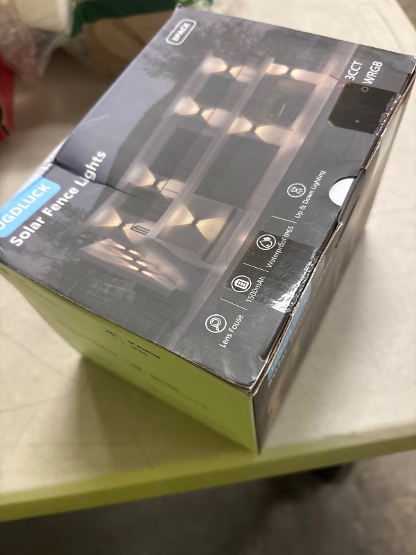 Photo 1 of 8PACK Solar Sconce Lights Outdoor,3000/4000/6000K 3 Modes Up and Down Solar Wall Lights Dusk to Dawn Lighting IP65 Waterproof Solars Lights Outdoor for Exterior Front Porch Garage Fence Patio Yard