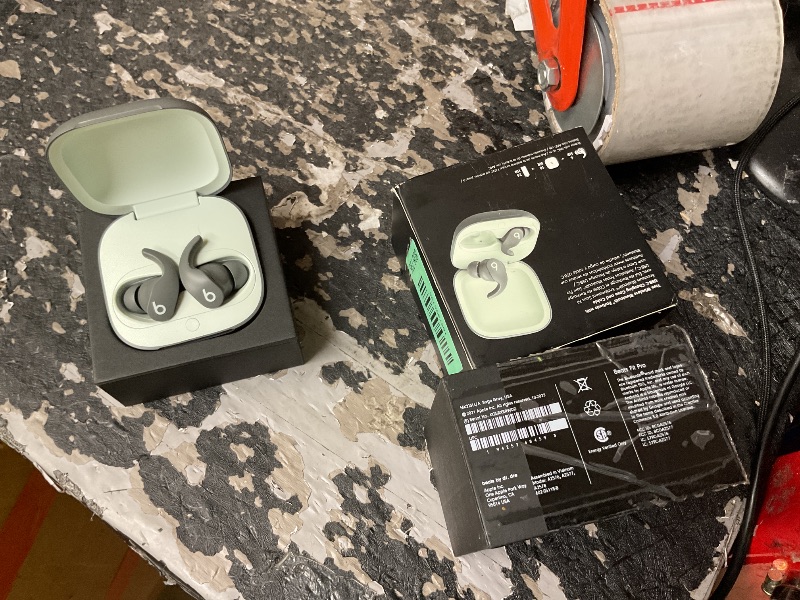 View 5 of Beats Fit Pro (1st Gen) - True Wireless Noise Cancelling Earbuds - Active Noise Cancelling - Sweat Resistant Earphones, Compatible with Apple & Android, Class 1 Bluetooth® - Sage Gray
