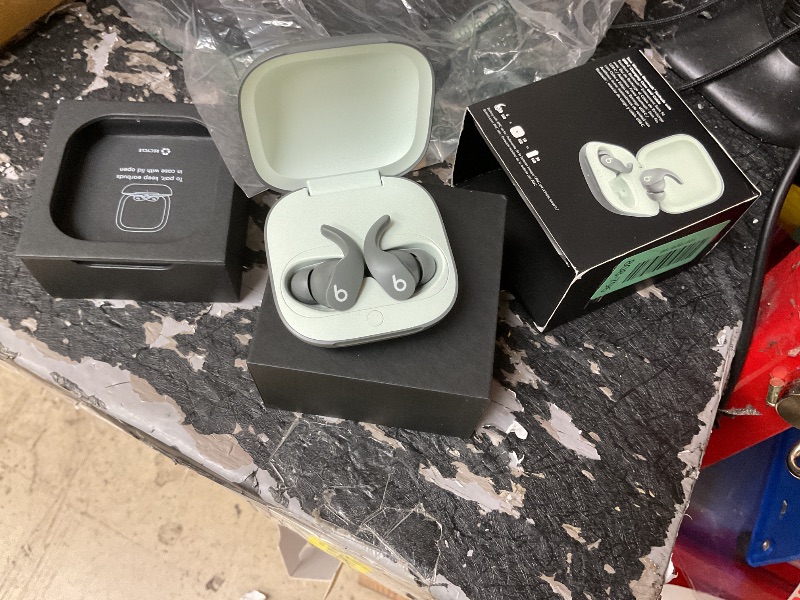 Photo 1 of Beats Fit Pro (1st Gen) - True Wireless Noise Cancelling Earbuds - Active Noise Cancelling - Sweat Resistant Earphones, Compatible with Apple & Android, Class 1 Bluetooth® - Sage Gray