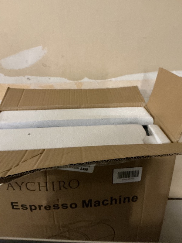 Photo 1 of AYCHIRO Semi-Automatic Espresso Machine with Milk Frother, 20 Bar Espresso Coffee Machine, Espresso Maker with Removable Water Tank & Drip Tray, Compact for Home Latte Cappuccino
