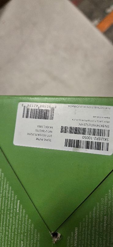 Photo 1 of Xbox Series S - All Digital Gaming Console - 512GB SSD - Includes Wireless Controller - 120FPS - Robot White