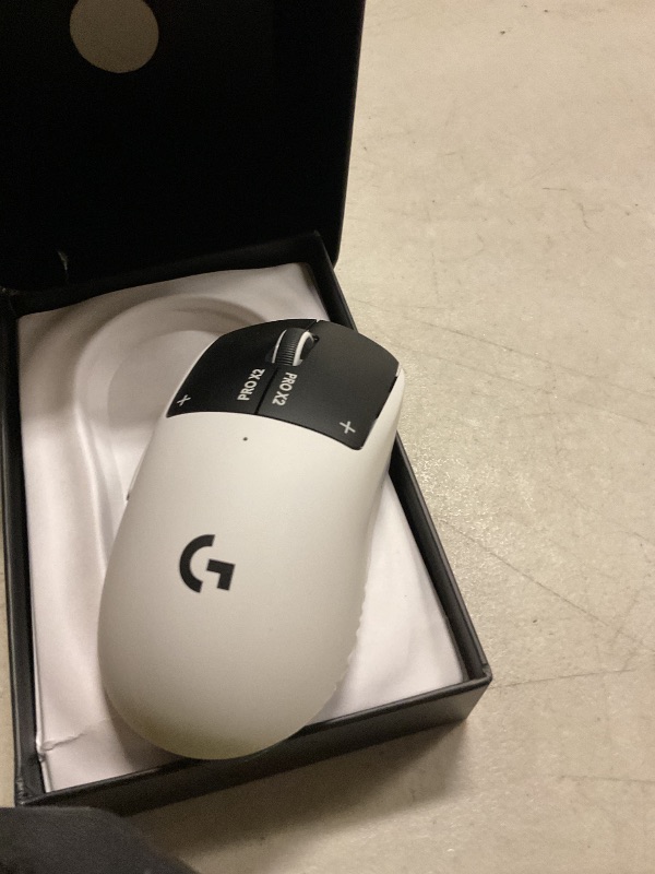 Photo 1 of Logitech G PRO X2 SUPERSTRIKE Wireless Gaming Mouse: Customizable Rapid Trigger Magnetic Analog Switches, Adjustable Click Haptics, 61g Ultra Lightweight, USB-C, <8K Polling, for PC/Mac - Black/White097855211309
