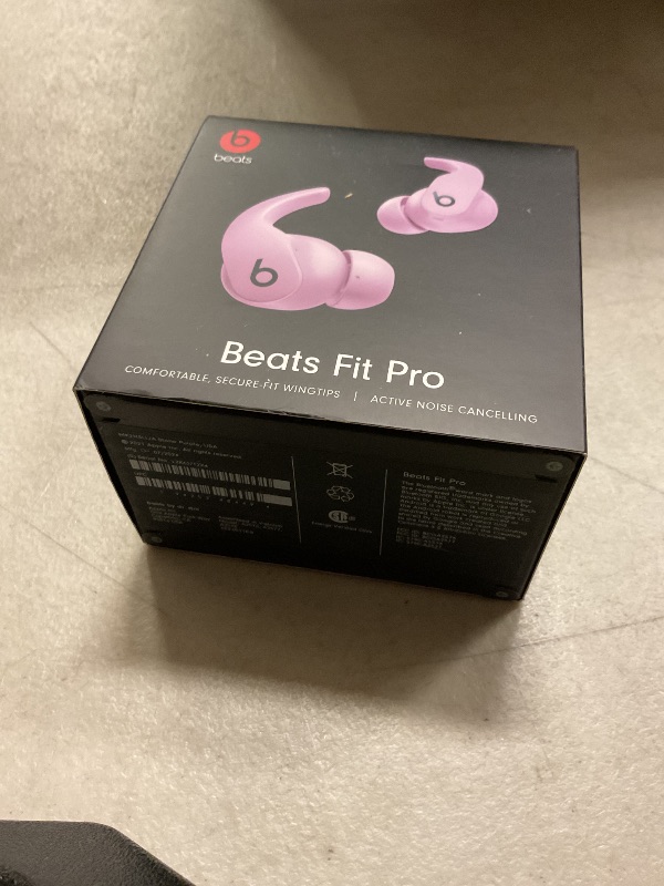 Photo 1 of Beats Fit Pro (1st Gen) - True Wireless Noise Cancelling Earbuds - Active Noise Cancelling - Sweat Resistant Earphones, Compatible with Apple & Android, Class 1 Bluetooth® - Stone Purple