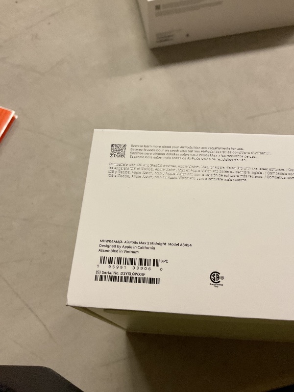 Photo 1 of Apple AirPods Max 2 Wireless Over-Ear Headphones, Active Noise Cancellation, Adaptive Audio, Personalized Spatial Audio, Live Translation, Bluetooth Headphones for iPhone – Midnight