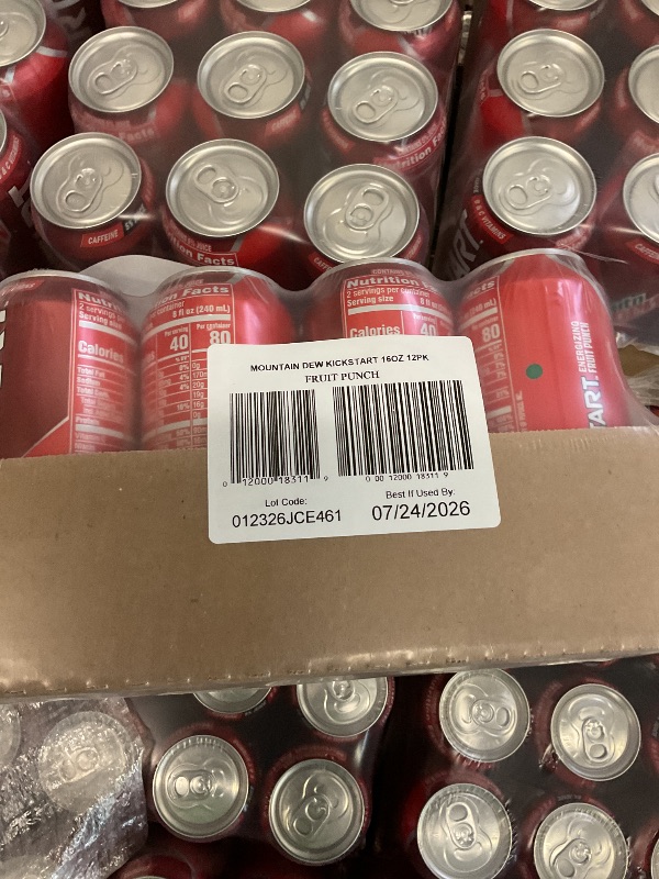 View 2 of Drink pallet, SOLD AS IS, NO RETURN, COSTUMER MUST LOAD ITSELF, EXP 7,24,2026