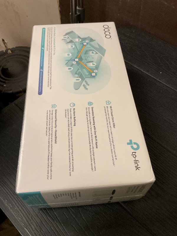 Photo 1 of TP-Link Deco X55 Pro AX3000 Whole Home Wi-Fi 6 Mesh System - Coverage up to 6500 Sq.Ft & up to 150 Devices, 2x2.5G WAN/LAN Ports, 4 Streams, Wired Ethernet Backhaul, Ideal for 1Gig+ Internet, 3-Pack