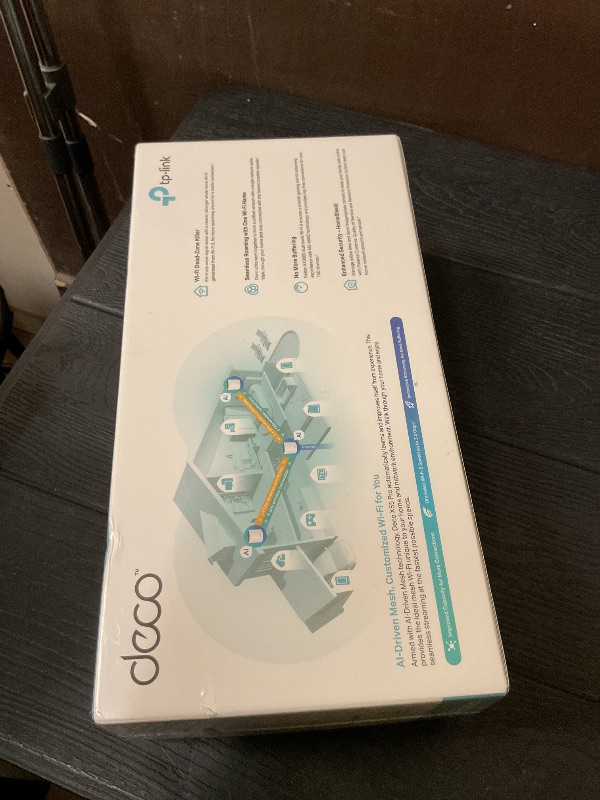 Photo 1 of TP-Link Deco X55 Pro AX3000 Whole Home Wi-Fi 6 Mesh System - Coverage up to 6500 Sq.Ft & up to 150 Devices, 2x2.5G WAN/LAN Ports, 4 Streams, Wired Ethernet Backhaul, Ideal for 1Gig+ Internet, 3-Pack