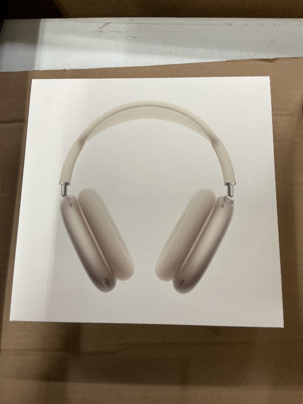 Photo 1 of FACTORY SEALED— Apple AirPods Max 2 Wireless Over-Ear Headphones, Active Noise Cancellation, Adaptive Audio, Personalized Spatial Audio, Live Translation, Bluetooth Headphones for iPhone – Starlight